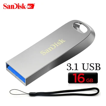 SanDisk CZ74 USB 3,1 Flash Drive 32GB Pendrive Flash de 64G de memoria de 128GB, 256GB 150MB/S 16GB Mini disco de U para PC/Notebook