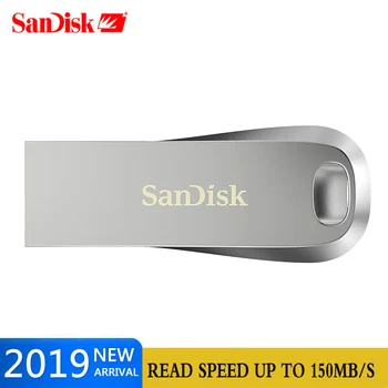 SanDisk CZ74 USB 3,1 Flash Drive 32GB Pendrive Flash de 64G de memoria de 128GB, 256GB 150MB/S 16GB Mini disco de U para PC/Notebook