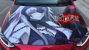 Soarta Seires ACE Negru Jeanne d ' Arc Modifica Personaje Anime Autocolant Capota Motor Capac Decalcomanii Autocolant Pe Masina Accesorii Auto
