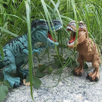 Jucarii Pentru Copii Uimitoare Spray Electrice De Mers Pe Jos Dinozaur Tyrannosaurus Rex Ouă Lumini Sunete Hohote Copii, Băiat Ziua De Nastere Cadouri