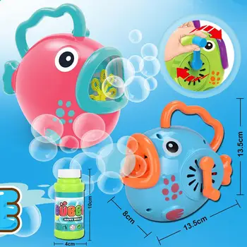 Portabile De Desene Animate Amuzant Formă De Pește Balon Mașină De Jucărie Pentru Copii