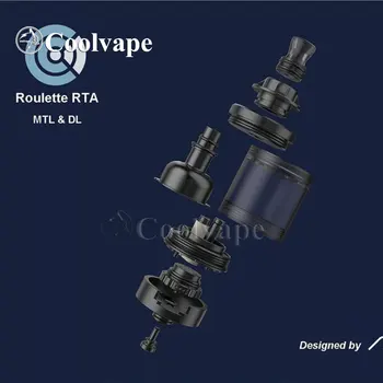 Coolvape Ruleta Stil MTL / DL vs RTA DVARW MTL RTA Servisabil 3.5 ml Rezervor Vape Ruleta RTA (MTL / DL) 22mm 316ss Atomizor