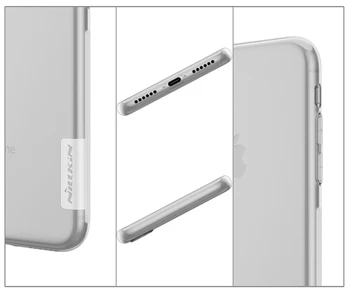 TPU Transparent caz moale pentru Apple iphone X NILLKIN Nature Serie de mărci de Lux iphone X capacul din spate caz +cu amănuntul pachet