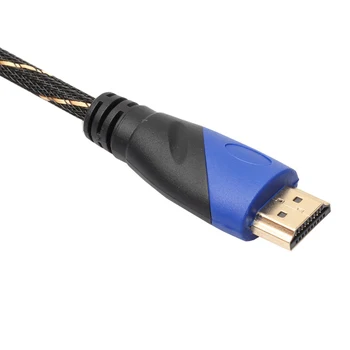 SOONHUA 10/15 Metri Nouă Împletitură Cablu HDMI 1.4 Placat cu Aur, cu Conexiune la 1080P HD AV Cable