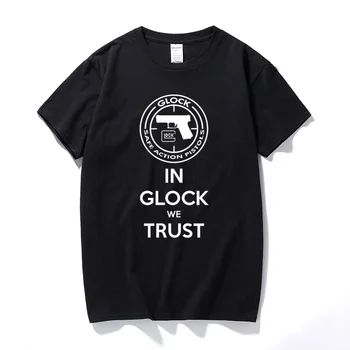 Vara Camisetas Hombre tricou Glock Pistol statele UNITE ale americii Logo T-shirt Bumbac Maneca Scurta Tricou Topuri de Moda tricou homme
