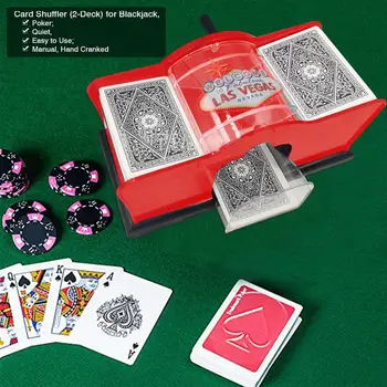 Automate de Poker Amestecator de carti Joc de Bord Mână Cotite Carti de Joc Amestecat mașină Amuzant Joc de Familie Club Robot Amestecator de carti