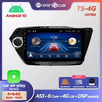 Prelingcar Android 10.0 NICI un DVD 2 Din Radio Auto Multimedia Player Video de Navigare GPS Pentru KIA RIO 3 2011 2012 2013 DSP