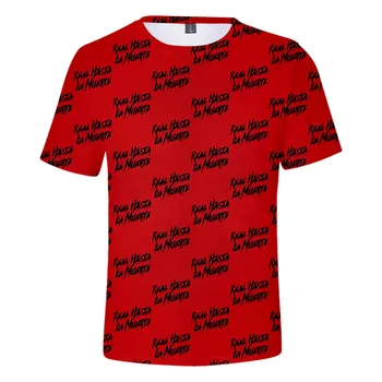 M anuel Aa Real Hasta La Muerte 3D Imprimate Tricou Femei Barbati Vara cu Maneci Scurte T-Shirt-uri Hip-Hop K-pop Tricou brand de Haine