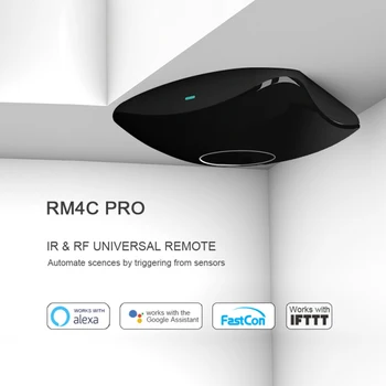 Broadlink RM4 Pro + RM4C Mini Inteligent de la Distanță Controler WiFi 2.4 G RF IR Lucra Cu Alexa de Start Google Mini Smart Home
