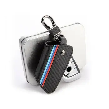 Fibra de Carbon din Piele Smart Key Caz Acoperire pentru BMW X5 F15 X6 F16 G30 Seria 7 G11 X1 F48 F39