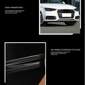 Masina noua LH+RH Fum TPU Faruri de Protecție Structuri Film Autocolant Acopere Garnitura se Potrivesc Pentru Audi A3 2013-2016