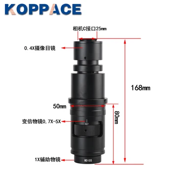 KOPPACE 20X-200X 4K 8.3 Milioane de Pixeli Microscop electronic Brațul transversal Suport Poate Lua Imagini Video Microscop de Măsurare