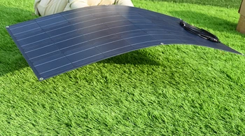 Semi-Flexibil Panou Solar 100W 18V pentru Baterie de 12V Sistem de Încărcare BlackColor Cu Celule Solare Monocristaline