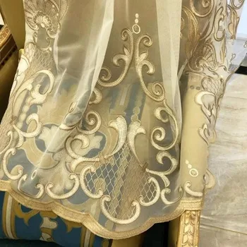 European stil lux Perdele pentru Camera de zi Dormitor francez de Lux Perdele Jacquard pentru High-end Vile Perdele și valance
