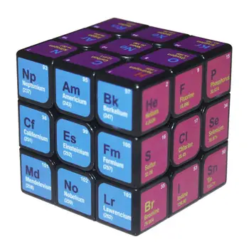 Element Perioadă de Învățare Magic Cube 3x3x3 Puzzle UV Chimice Cub Neo Magico Cubo Educative Jucarii si Cadouri pentru Copii Adulți