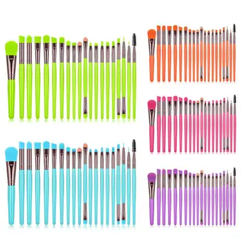 20buc Pensule de Machiaj Fluorescente Serie de Machiaj Set Perie Fard de Ochi Pudra Fard de obraz Fundație de Amestecare Frumusete Make-Up Brushs