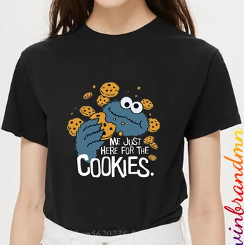 Amuzant Mi aici doar pentru cookie-uri T Shirt Doamnelor Noutate 