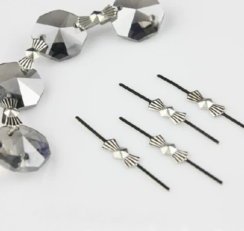 1000pcs/Lot, 33mm Papion Conector Pin, Aur / Argint, Metal Fluture Catarame, Agrafe, Candelabru Piese, Lampa Piese Accesorii