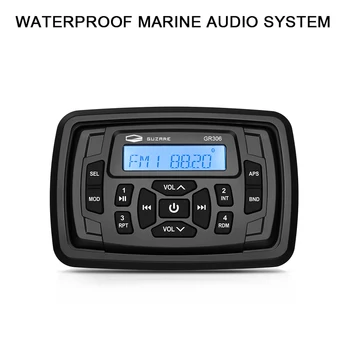 Rezistent la apa Marină Bluetooth Pătrat Radio Sistem de Sunet Stereo Digital Media Audio FM SUNT MP3 Player Pentru ATV, UTV Yacht Motocicleta