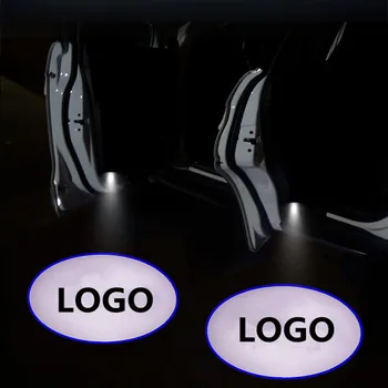 2 BUC Ford Condus Masina Ușa Binevenite Logo Lumina de Curtoazie Proiector de Slide-uri de lumină pentru Ford mustang Proiector Fantoma Umbra Lampă