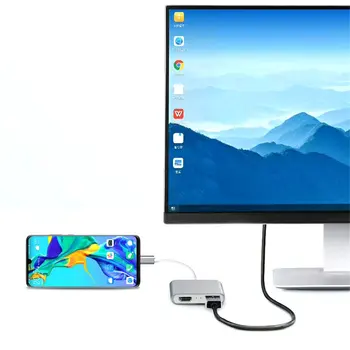 USB de Tip C pentru Dual HDMI de Ieșire Ecran 4K 30HZ UHD Video Converter Cablu Adaptor pentru Huawei Modul PC pentru Macbook/ipad Pro