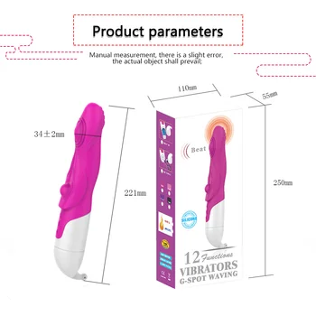 Dildo Vibrator Masturbare Jucărie Sexuală pentru Femei punctul G Stimulator Încălzire Clitoris Vagin Dublu 12 Viteze Vibrator Adult Jucarii Sexuale
