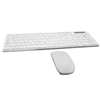 Universal Tăcut Ultra-subțire 2.4 G Wireless Tastatură și Mouse-ul Setat pentru Laptop PC