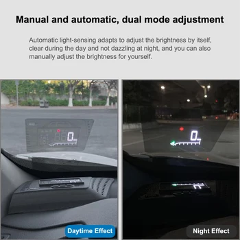 Accesorii auto HUD Head Up Display Pentru Subaru Forester 2018-2020 Conducere în condiții de Siguranță Ecran Complet Funcția Proiector Parbriz