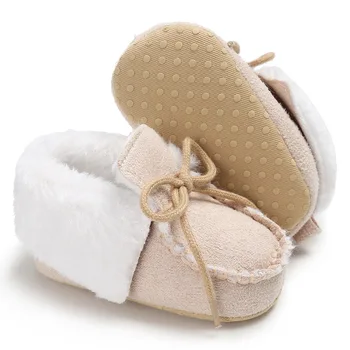 2020 Copilul Fete pentru Copii cizme pentru Copii Baieti Pantofi Moale pat de copil Unic Pantofi Nou-născuți pentru copii Copii de Dantelă Până Toamna Iarna Cizme de Zăpadă