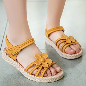 Printesa De Moda Flori De Vară Pentru Copii Sandale Copii Mari Pantofi De Plaja 2020 Fetita Student Sandale 3 4 5 6 7 8 9 10 11 12 An