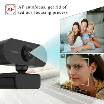 HD 1080p Calculator Webcam USB Web cam Cu Micphone Pentru Laptop, Desktop PC, Tableta, aparat de Fotografiat Rotativ