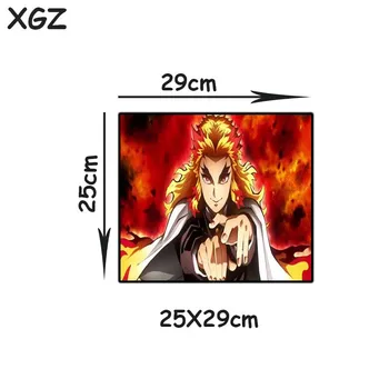 XGZ Anime Mari Mouse Pad Negru Rafinat de Blocare Marginea Demon Slayer Kimetsu Nu Yaiba Calculator de Birou Mat Non-alunecare 900x400/600x300 Xxl
