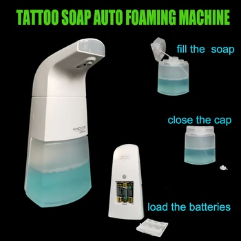 Tatuaj Săpun Spumare Mașină Automată Automată a Senzorului de Inducție Spumare Săpun Dozator pentru Săpun Verde, Albastru Săpun Tatuajului H2Ocean