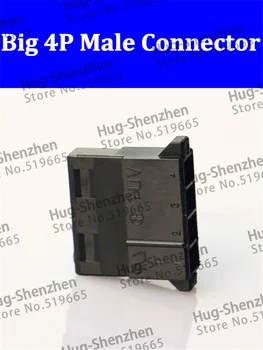 Molex negru mare 4P 4D 4pin de sex masculin pentru calculator PC ATX IDE conector de Alimentare de plastic coajă de Locuințe pentru femei pini terminali