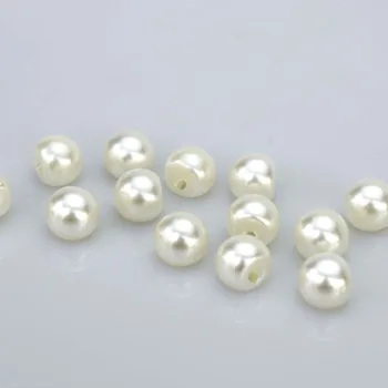50pcs rotund dark eye alb perla buton de cămașă nasturii cardigan de cașmir pulover gros butoane B3-3