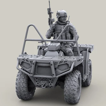 1/35 Forțele Speciale americane 2013 ATV rider, smealing, nu includ o mașină, Rasina Model Soldat GK, Neasamblate și nevopsite kit