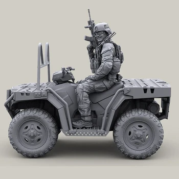1/35 Forțele Speciale americane 2013 ATV rider, smealing, nu includ o mașină, Rasina Model Soldat GK, Neasamblate și nevopsite kit