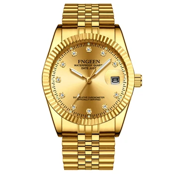 Relogio Masculino Moda Mens Ceasuri cu Top din Oțel Inoxidabil, Marca de Lux Cronograf Cuarț Ceasuri de mana Ceas de Bărbați WAC191