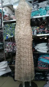 Reaqka Elegant sequin ciucure maxi rochie sirena Femei petrecere de seara rochie de vară 2020 sexy ochiurilor rochie lunga cu paiete vestidos