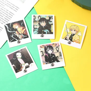 Noul Anime Demon Slayer Kimetsu nu Yaiba Portretiza Carduri Foto Kamado Tanjirou Cosplay Cărți Poștale din Lemn Clipuri Corzi 40 buc/set