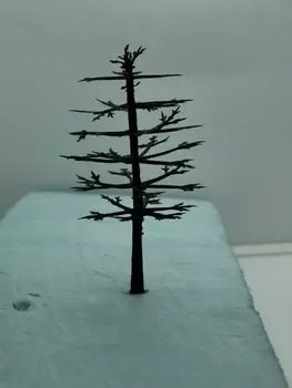 7cm Model Copaci Brațul Accesorii din Plastic Miniture Pentru Construirea de Trenuri Aspect Peisaj Pentru Diorama 100buc