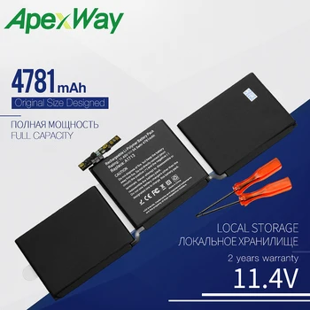 Apexway 11.4 V 4781mah A1713 Baterie Laptop Pentru Apple MacBook Pro 13