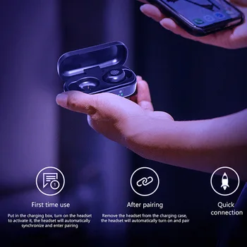 Wireless Mini TWS Bluetooth Casti cu Microfon HD Apel HIFI Stereo Zgomotului Căști Căști Căști Impermeabil