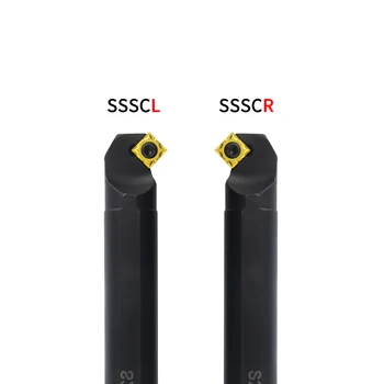 SSSCR/L Strung de cotitură instrumente S12M-SSSCR09 S25S-SSSCL09 CNC Interne suport instrument de metal Plictisitor Bar SCMT/SCGT09 insertii carbură