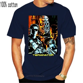 Terminator Film Men ' S T-Shirt-uri Hip-Hop Streetwear Tricou Homme Umorului Tricouri Negre De Tricou Alb Topuri Pentru Om