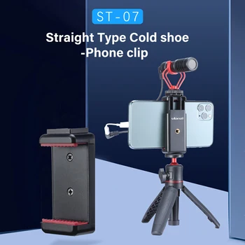 Ulanzi Vlog Trepied Clamp Mount live streaming Kit Suport Smartphone-uri Mount Adaptor pentru iPhone Telefonul Mobil Android W/ Shoe Mount
