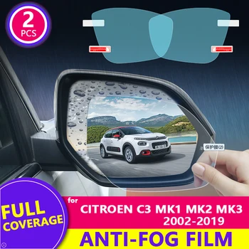 Pentru Citroen C3 2002-2019 MK1 MK2 MK3 2017 2018 Oglinda Retrovizoare Film HD Anti-Ceață Impermeabil Oglindă Auto Autocolant Accesorii Auto