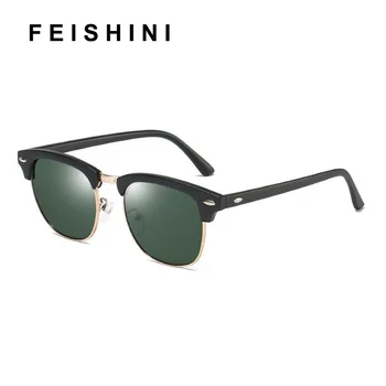 FEISHINI 2020 Personalitate de Înaltă Calitate Celebritate ochelari de Soare Pentru Barbati Brand Clasic Star ochelari de Soare pentru Femei Polarizati Epocă UV400