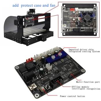 GRBL 1.1 Port USB Masina de Gravura CNC Control Board, 3 Axe de Control, cu Offline Controler Pentru CNC Gravare Laser