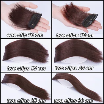 XUANGUANG 3 culori de extensie de păr este Potrivit pentru femeile de două agrafe în părul Poate fi vopsit sau calcate